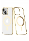 Mey İthalat®  iPhone 14 Plus Kılıf Element Magneticsafe Sert Kapak - Gold