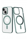 Mey İthalat®  iPhone 14 Plus Kılıf Element Magneticsafe Sert Kapak - Köknar Yeşili