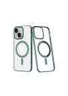 Mey İthalat®  iPhone 14 Plus Kılıf Element Magneticsafe Sert Kapak - Köknar Yeşili