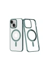 Mey İthalat®  iPhone 14 Plus Kılıf Element Magneticsafe Sert Kapak - Köknar Yeşili