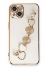 Mey İthalat®  iPhone 14 Plus Kılıf Esila Silikon - Beyaz