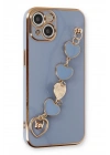 Mey İthalat®  iPhone 14 Plus Kılıf Esila Silikon - Gri