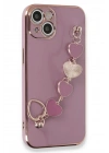 Mey İthalat®  iPhone 14 Plus Kılıf Esila Silikon - Mor