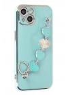 Mey İthalat®  iPhone 14 Plus Kılıf Esila Silikon - Su Yeşili