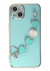 Mey İthalat®  iPhone 14 Plus Kılıf Esila Silikon - Su Yeşili