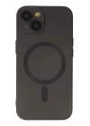 Mey İthalat®  iPhone 14 Plus Kılıf Moshi Lens Magneticsafe Silikon - Siyah