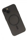 Mey İthalat®  iPhone 14 Plus Kılıf Moshi Lens Magneticsafe Silikon - Siyah