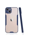 Mey İthalat®  iPhone 14 Plus Kılıf Platin Silikon - Lacivert