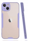 Mey İthalat®  iPhone 14 Plus Kılıf Platin Silikon - Lila