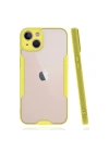 Mey İthalat®  iPhone 14 Plus Kılıf Platin Silikon - Sarı