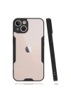 Mey İthalat®  iPhone 14 Plus Kılıf Platin Silikon - Siyah