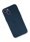 Mey İthalat®  iPhone 14 Plus Kılıf PP Ultra İnce Kapak - Mavi