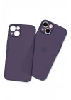 Mey İthalat®  iPhone 14 Plus Kılıf Puma Silikon - Koyu Mor