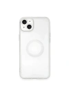 Mey İthalat®  iPhone 14 Plus Kılıf Santa Lens Silikon - Şeffaf