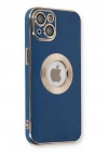 Mey İthalat®  iPhone 14 Plus Kılıf Store Silikon - Mavi