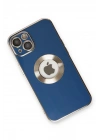 Mey İthalat®  iPhone 14 Plus Kılıf Store Silikon - Mavi