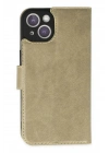 Mey İthalat®  iPhone 14 Plus Kılıf Trend S Plus Kapaklı Kılıf - Gold
