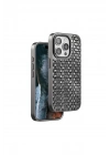 Mey İthalat®  iPhone 14 Pro Brand Kapak - Gümüş