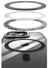 Mey İthalat®  iPhone 14 Pro Drop Magsafe Kapak - Derin Mor