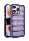 Mey İthalat®  iPhone 14 Pro Kılıf Airmax Silikon Kapak - Derin Mor