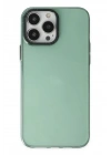 Mey İthalat®  iPhone 14 Pro Kılıf Anka PC Sert Metal Kapak - Yeşil