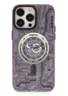Mey İthalat®  iPhone 14 Pro Kılıf Apollo Magneticsafe Desenli Kapak - Apollo Mor - 5