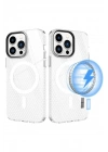 Mey İthalat®  iPhone 14 Pro Kılıf Beta Magneticsafe Silikon - Şeffaf