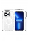 Mey İthalat®  iPhone 14 Pro Kılıf Beta Magneticsafe Silikon - Şeffaf