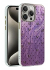 Mey İthalat®  iPhone 14 Pro Kılıf Blade Aynalı Desenli Kapak - Desen 2