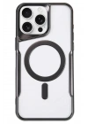 Mey İthalat®  iPhone 14 Pro Kılıf Boyi Magsafe Silikon Kapak - Siyah