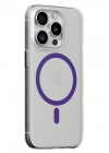 Mey İthalat®  iPhone 14 Pro Kılıf Bubble Magsafe Kapak - Mor