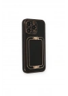Mey İthalat®  iPhone 14 Pro Kılıf Coco Elit Kapak - Siyah
