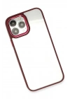 Mey İthalat®  iPhone 14 Pro Kılıf Dora Kapak - Kırmızı