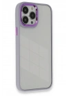 Mey İthalat®  iPhone 14 Pro Kılıf Dora Kapak - Lila