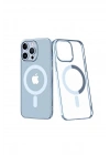Mey İthalat®  iPhone 14 Pro Kılıf Element Magneticsafe Sert Kapak - Sierra Blue