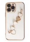 Mey İthalat®  iPhone 14 Pro Kılıf Esila Silikon - Beyaz