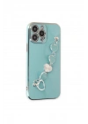 Mey İthalat®  iPhone 14 Pro Kılıf Esila Silikon - Su Yeşili