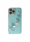 Mey İthalat®  iPhone 14 Pro Kılıf Esila Silikon - Su Yeşili
