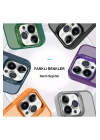 Mey İthalat®  iPhone 14 Pro Kılıf Flet Lens Magsafe Kapak - Turuncu