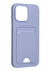 Mey İthalat®  iPhone 14 Pro Kılıf Kelvin Kartvizitli Silikon - Lila