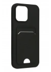 Mey İthalat®  iPhone 14 Pro Kılıf Kelvin Kartvizitli Silikon - Siyah