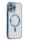 Mey İthalat®  iPhone 14 Pro Kılıf Kross Magneticsafe Kapak - Sierra Blue