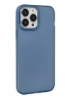 Mey İthalat®  iPhone 14 Pro Kılıf Modos Metal Kapak - Lacivert