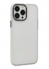 Mey İthalat®  iPhone 14 Pro Kılıf Modos Metal Kapak - Şeffaf