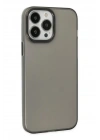 Mey İthalat®  iPhone 14 Pro Kılıf Modos Metal Kapak - Siyah