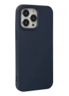 Mey İthalat®   iPhone 14 Pro Kılıf Nano içi Kadife Silikon - Lacivert