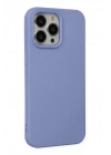 Mey İthalat®  iPhone 14 Pro Kılıf Nano içi Kadife Silikon - Lila