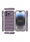 Mey İthalat®  iPhone 14 Pro Kılıf Optimum Silikon - Mor