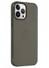 Mey İthalat®  iPhone 14 Pro Kılıf Pc Sert Şeffaf Kapak - Siyah