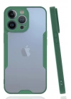 Mey İthalat®  iPhone 14 Pro Kılıf Platin Silikon - Yeşil